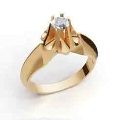 Elegant Solitaire Ring Design