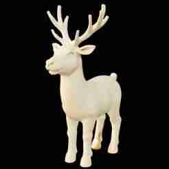 Elegant Stag Statue