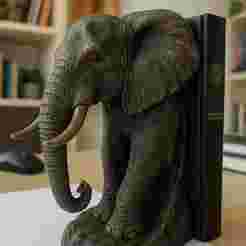 ELEPHANT BOOK HOLDER / DECOR / STATUE