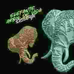 Elephant Tree of Life + Rock Effect