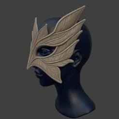 🍃 Elven Female Moonleaf Eye Mask