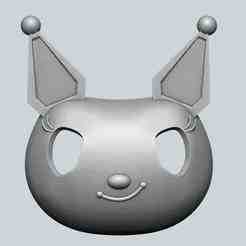 Embody Kuromi's Mischievous Charm - A 3D Printable Mask (STL)