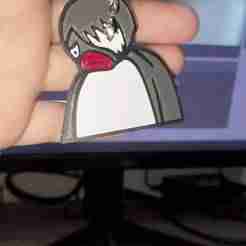 π§ Emo Pingu Meme Free Keychain π§