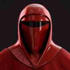 Emperor's Royal Guard Helmet - Star Wars - Separated for 3D print