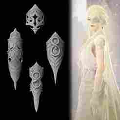 Ena The Curator - Fingers accesories - Infinity Nikki Cosplay Prop