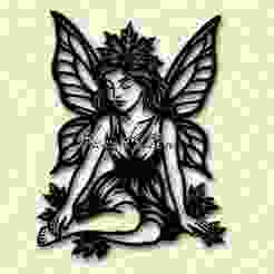 Enchanted Autumn Fairy Wall Art Home Decor