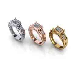 engagement emerald jewelry ring