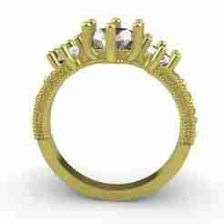 Engagement Ring 3 Diamonds