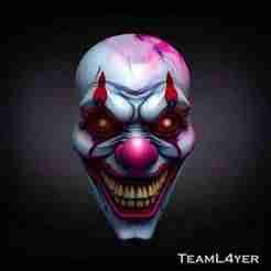 Evil Clown From Hell Cosplay Mask