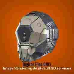 EX-03 Prototype 03 Helmet from Helldivers 2 - Digital STL File Only