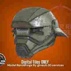 EX-16 Prototype 16 Helmet from Helldivers 2 - Digital STL File Only