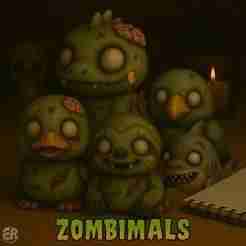 🦜 Exotic Nightmares Bundle - Zombimals Collection 💀🌴