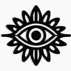 Eyes as kaleidoscopes 3 - 2D/3D Wall Art STL+SVG For CNC Router, Plasma, Waterjet, Laser & 3D Printer