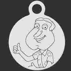 Family Guy - Quagmire Griffin Keyring