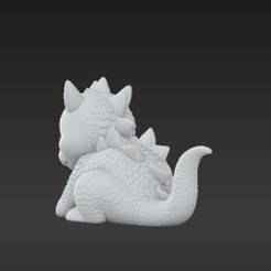 Fantasy Baby Dragon Desk Stand for 4th/5th Gen Smart Speaker