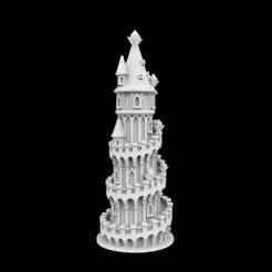 Fantasy Wizard Tower Terrain 3D Print Model