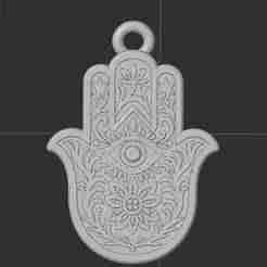 Fatima's Hand Key Chain