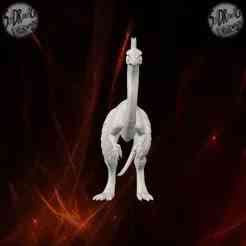 Feathered Ornithomimus Dinosaur Model – SoliDRawinGs SG966