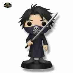 Feitan Portor Chibi Figure Hunter x Hunter 3D Model