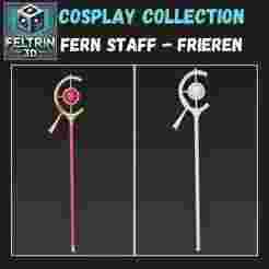Fern Staff - Frieren Anime - Cosplay Staff