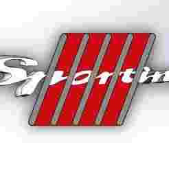 Fiat sporting 5 lines badge