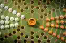 Fidchell for 3 players. Complete with Rules (Color By Layer)