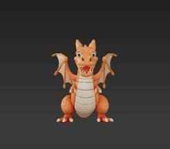 Fidget Dragon with Three Heads - No Supports Print-in-Place Toy