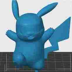 Figure of Pikachu in 3d