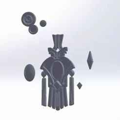 Final Fantasy XIV Graha Pendant Printable Assembly