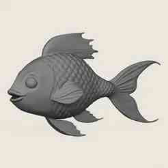 Fish 06 Print Ready 3D Model