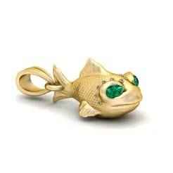 Fish Eye Pendant  3D Printable Model