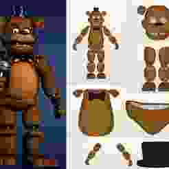 Five Nights at Freddy's - Freddy Cosplay Wearable Armor - EVA Foam Template - PDO Pepakura Pattern File Only