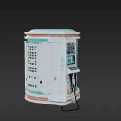 Flame Lizard in Laboratory - Detailed Anime-Style Diorama