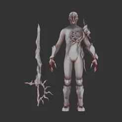 Flame Reaver - Armor and weapon bundle - Honkai Star Rail