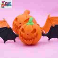 🌟 Flexi Bat Pumpkin 🎃🦇✨
