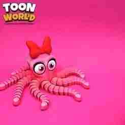 Flexi Cute Octopus Girl