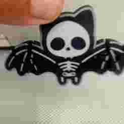 🦇 Flexible Bat Keychain 🦇