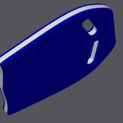 Floating board key ring