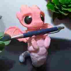 Floating Dragon Pen Holder 🐉