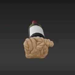 Floating Rope Wine Stand - Elegant Optical Illusion for Home Decor