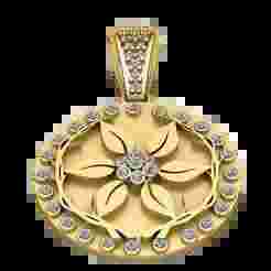 Floral Harmony Pendant 3d printable model