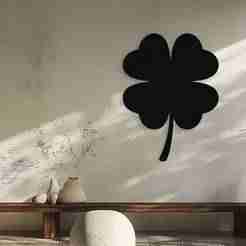 Four Leaf Clover Wall Decor Art