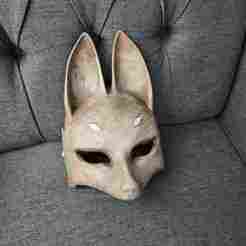 Fox Mask Man Cosplay Mask