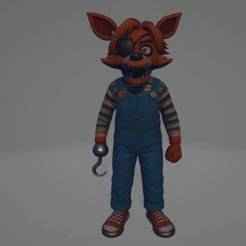 Foxy as Chucky - FNaF x Child's Play (3D Print STL)