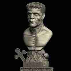 Frankenstein Bust  Free 3D STL