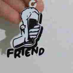 Friend's Day keychain without AMS