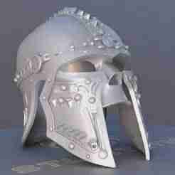 Full Scale Viking Helmet STL – Historical Armor Cosplay Prop