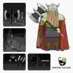 FULL SET HELMET AXE ARM0R - EISEN FRIEREN COSPLAY prop STL/OBJ