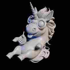 Fun Unicorn with Ice Cream