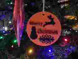 Funny keychain ''Caution: genius at work,,